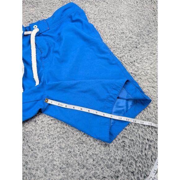 Abercrombie & Fitch Shorts Men Large Blue Trunks Surf Summer Beach Drawstring - Picture 7 of 9